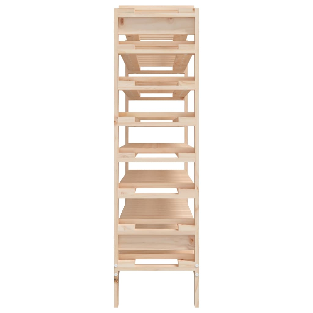 109.5x30x107.5 cm Solid Wood Pine - Wine Unit
