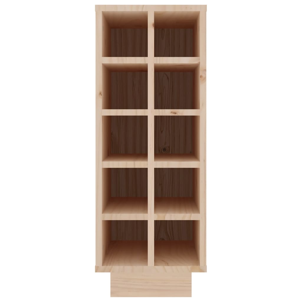 10 Wine cabinet 23x34x61 cm Solid Wood Pine
