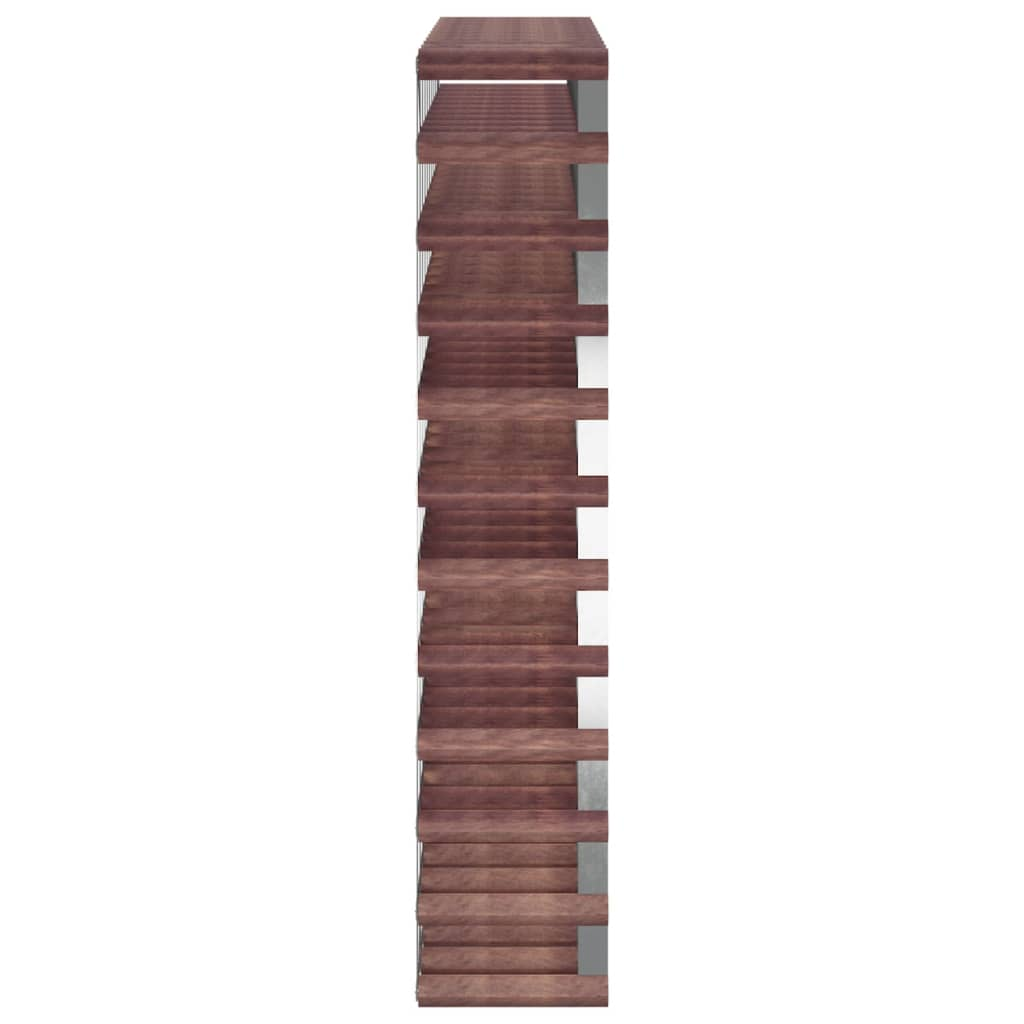 120 Bottle Wine Rack for Brown Solid Pine Wood