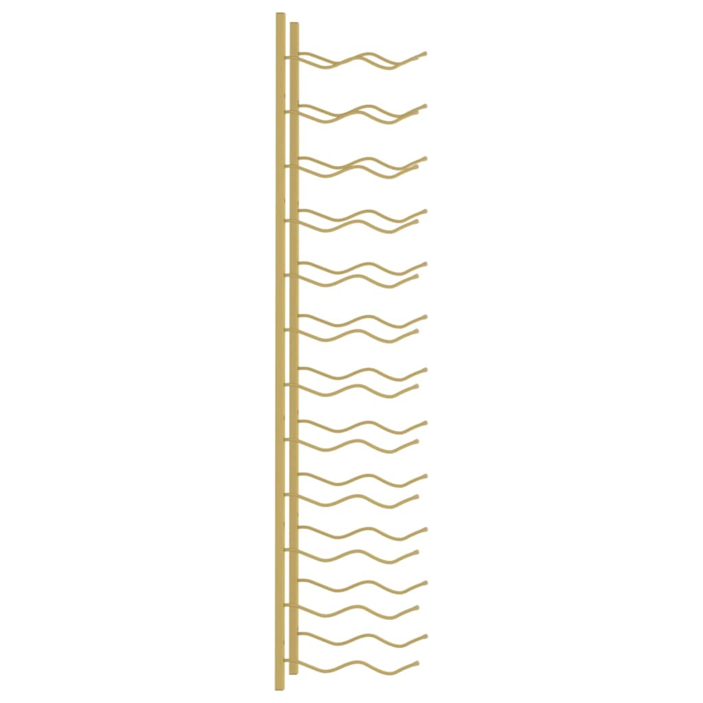 24 Bottles Gold Iron - wall Wine Rack