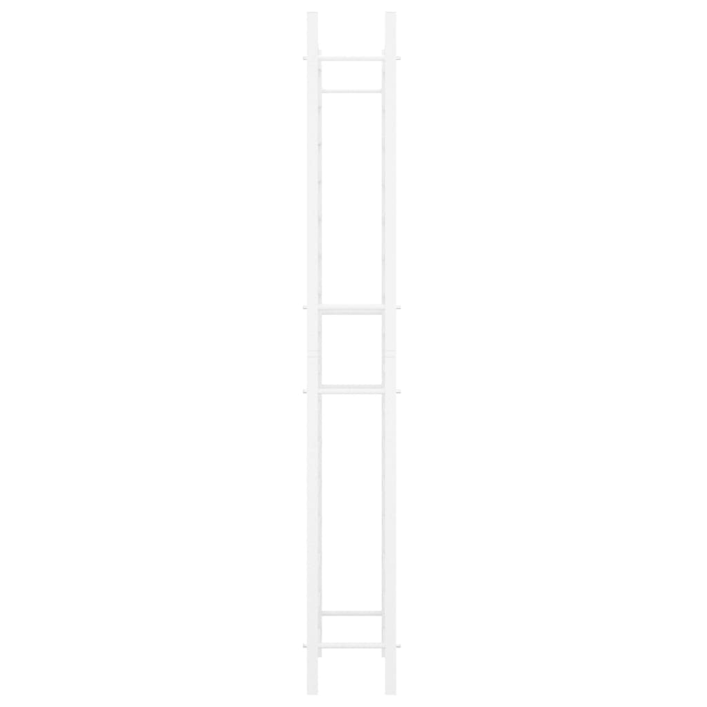 vidaXL Wine Rack for 96 Bottles White Metal