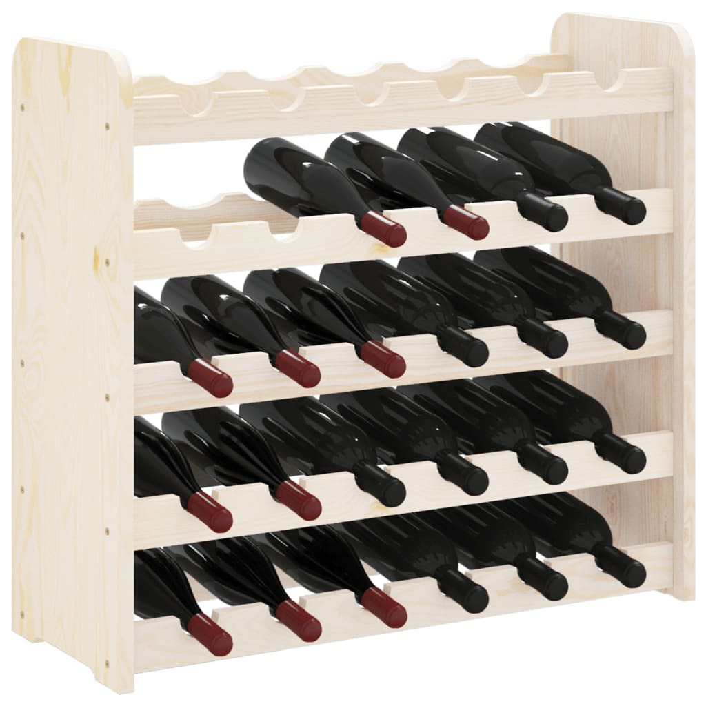 30 bottle Wine Racks 67.5x25x60 cm Solid Wood Pine