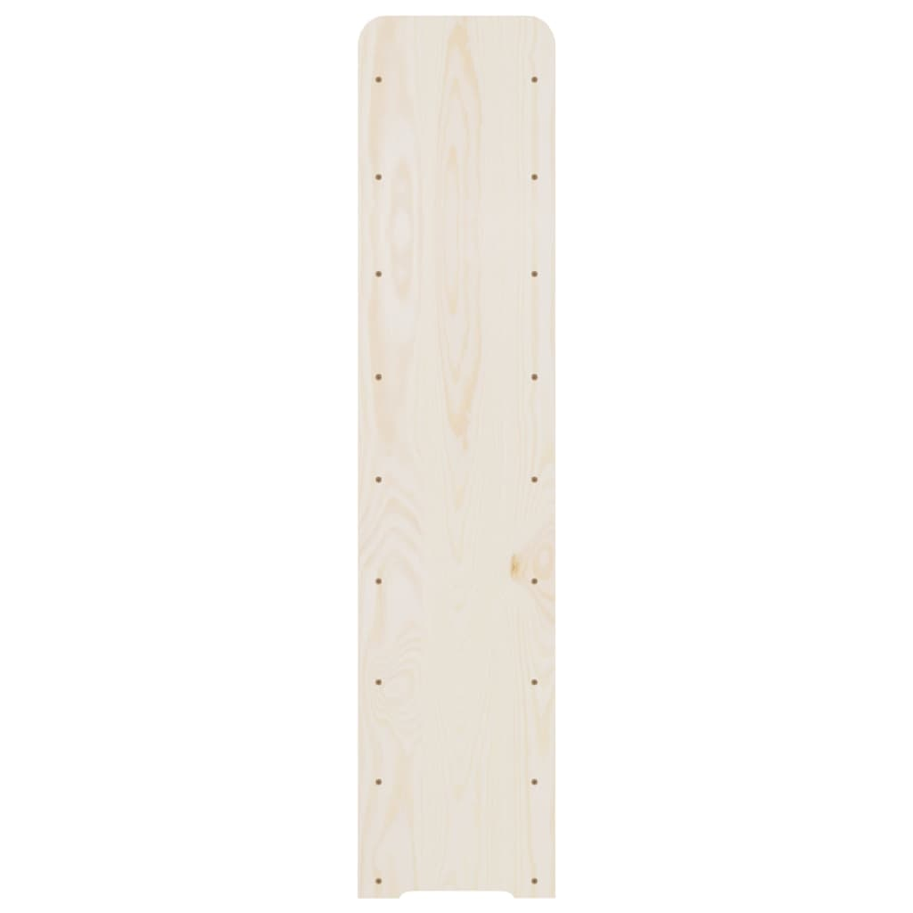 vidaXL Wine Rack with Top Board 72.5x25x111.5 cm Solid Wood Pine