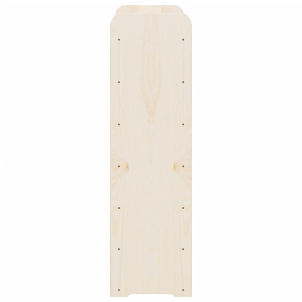 vidaXL Wine Rack with Top Board 67.5x25x87 cm Solid Wood Pine