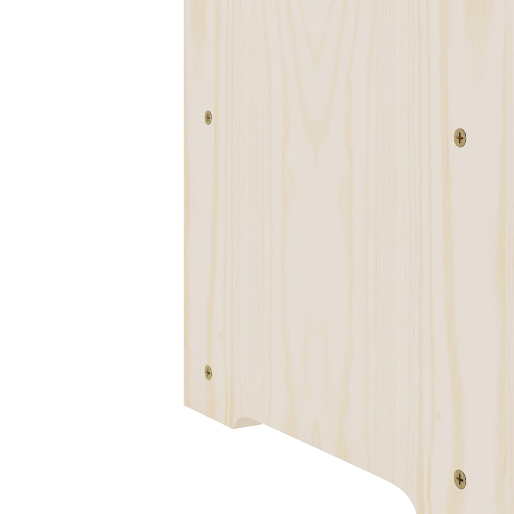 vidaXL Wine Rack with Top Board 67.5x25x87 cm Solid Wood Pine