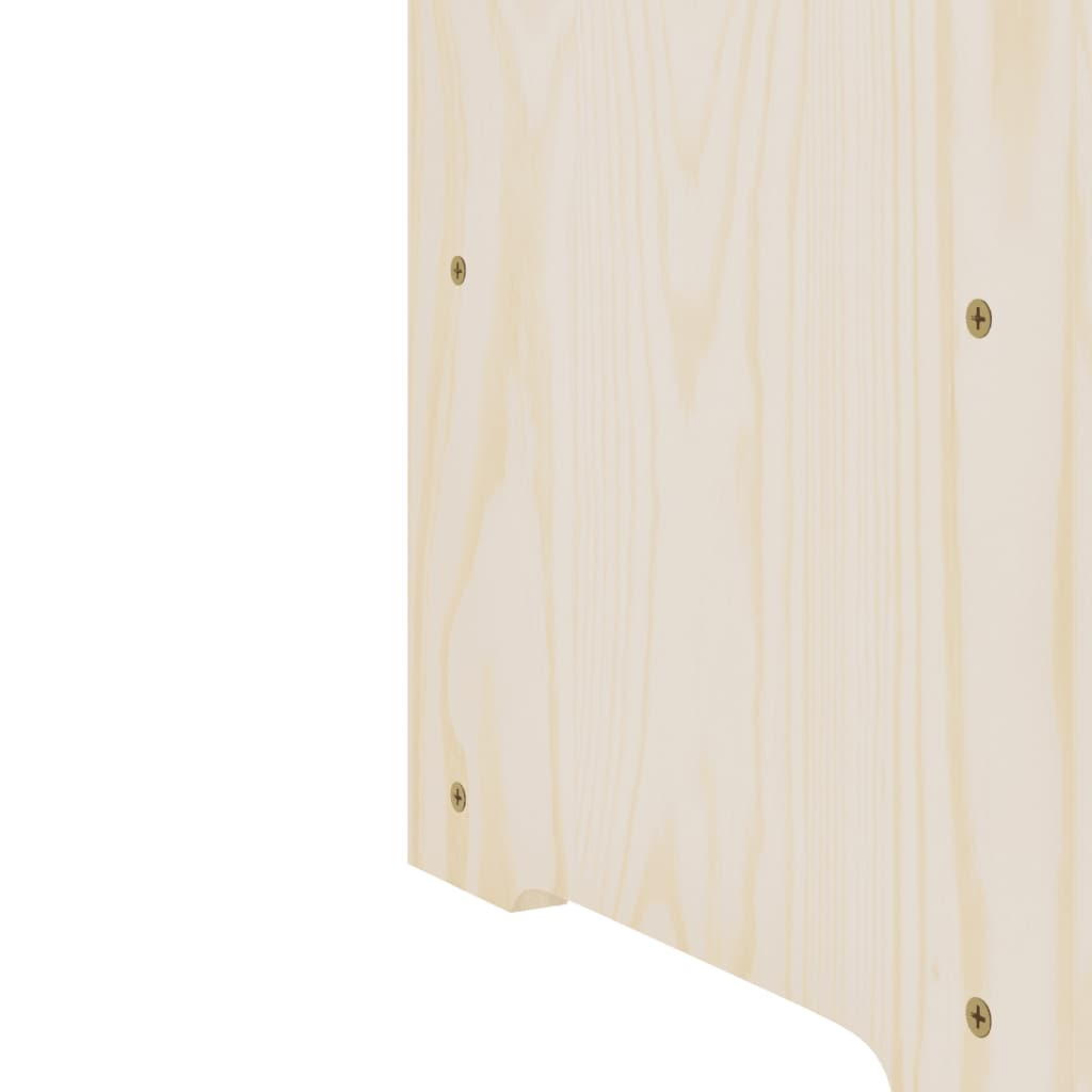 Wine Rack 72.5x25x111.5 cm Solid Wood Pine