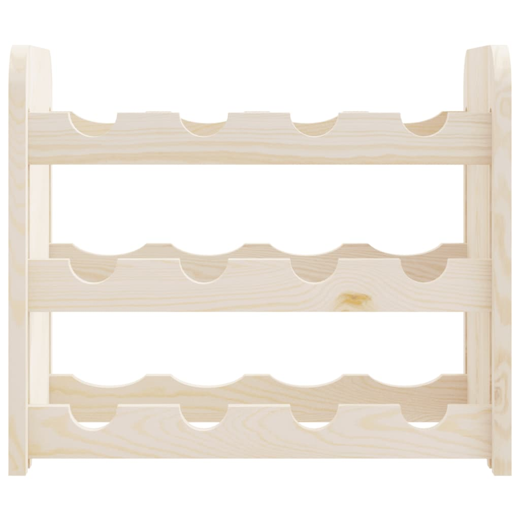 43x25x37 cm Solid Wood Pine - 12 bottle Wine Racks