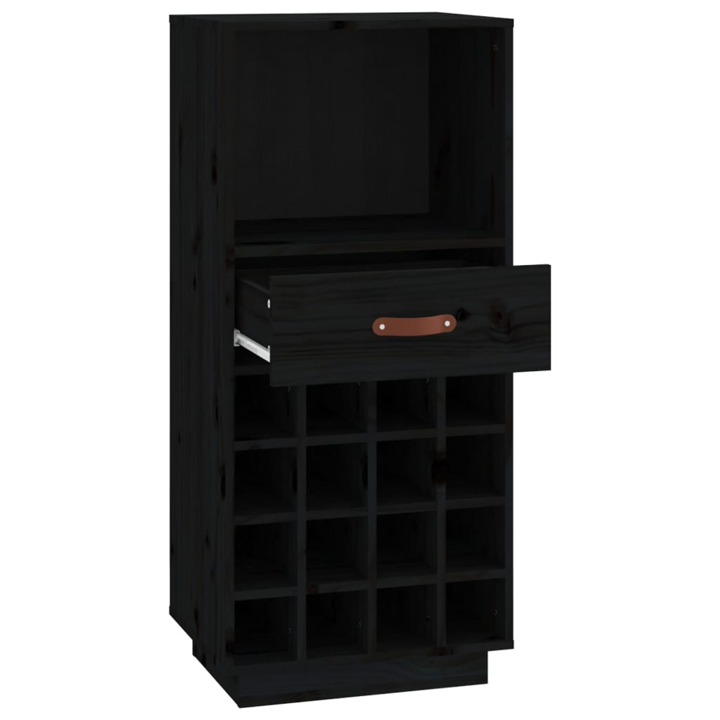 45x34x100 cm with drawer - Wine Units Black