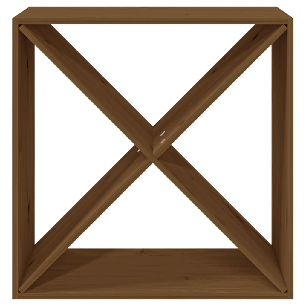62x25x62 cm Solid Wood Pine - Honey Brown colour
