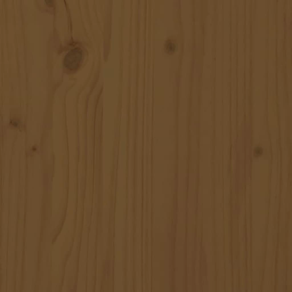 62x25x62 cm Solid Wood Pine - brown colour