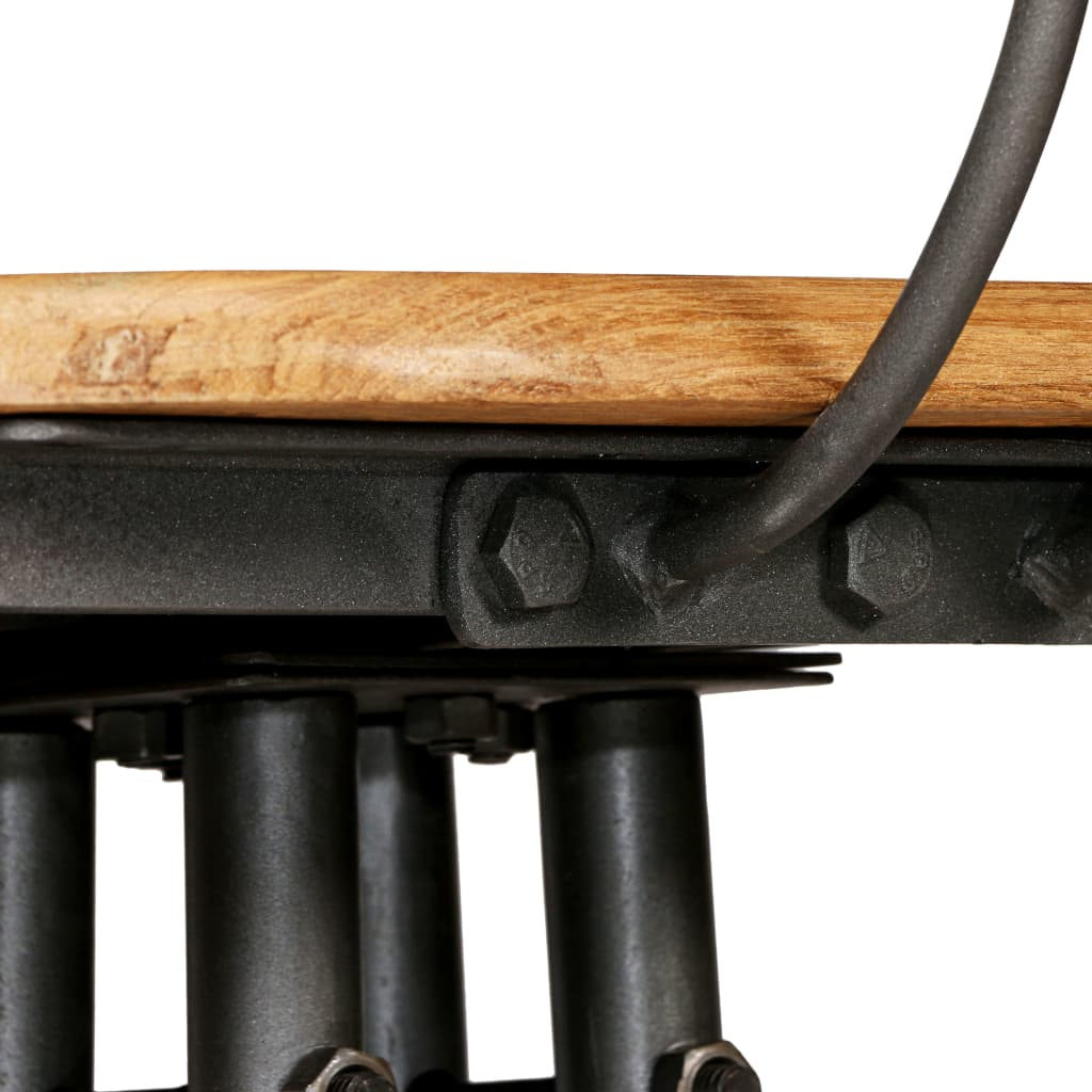 Bar Chairs 2 pcs Solid Reclaimed wood