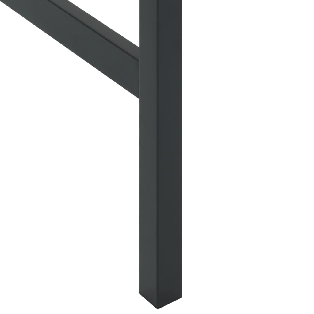 Bar Set Powder-coated Steel - black legs