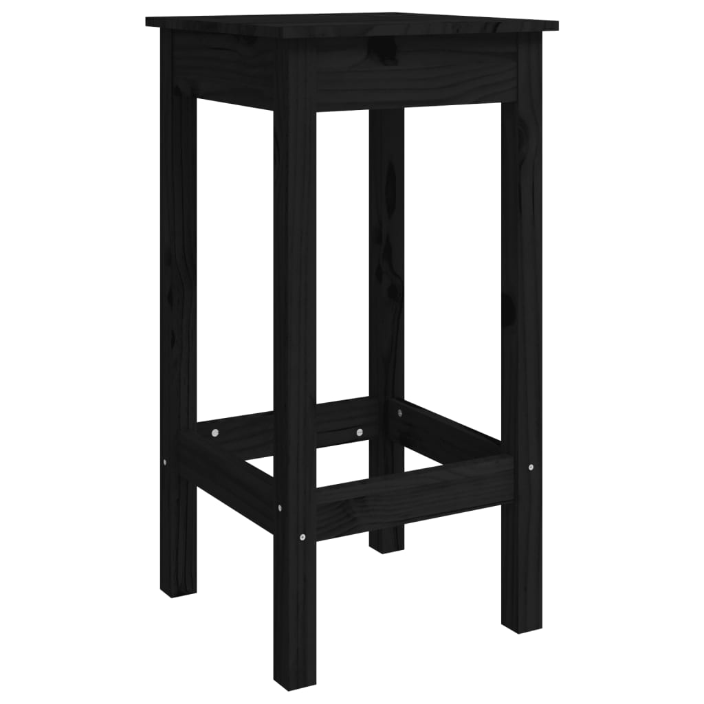 Black Solid table - bar tables