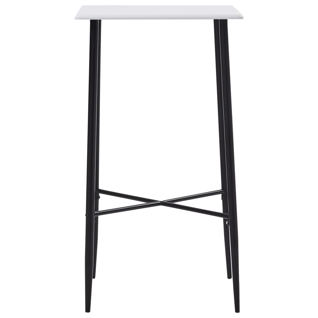 Black and white - vidaXL 3 Piece Bar Set Plastic