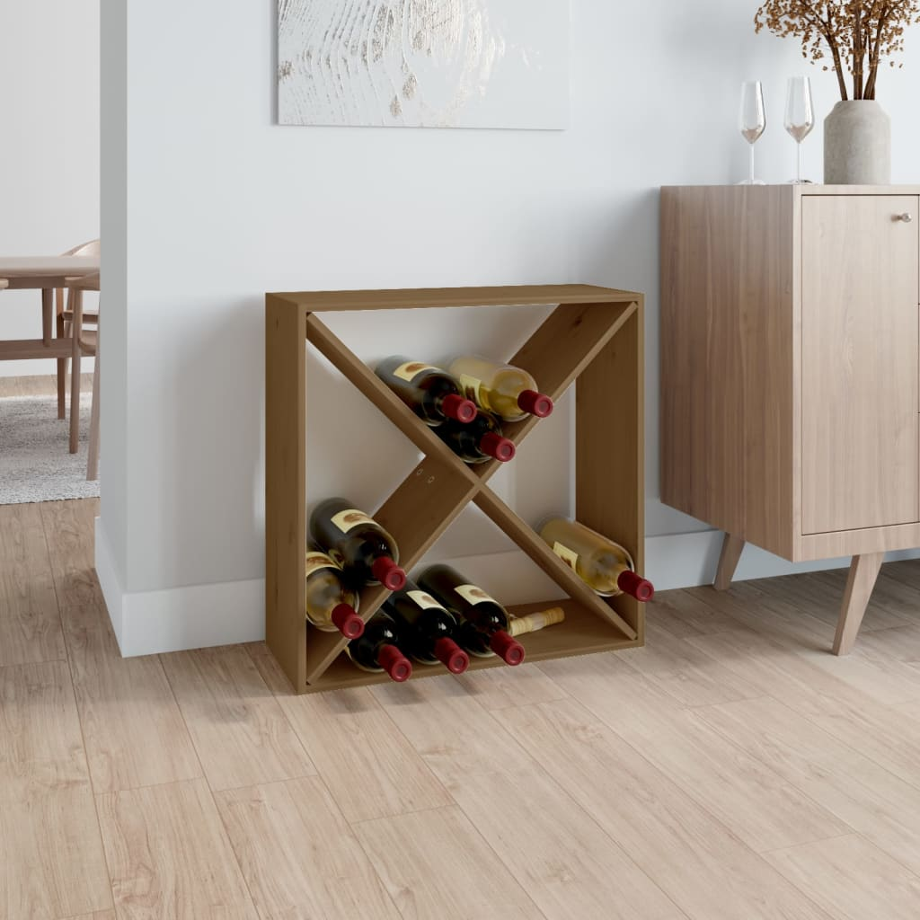Cabinet Honey Brown 62x25x62 cm Solid Wood Pine