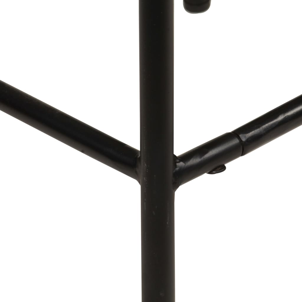 Chairs 4 pcs Solid black legs