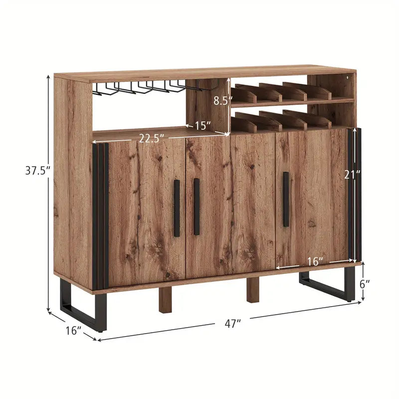 Drinks Cabinet with Wine Rac