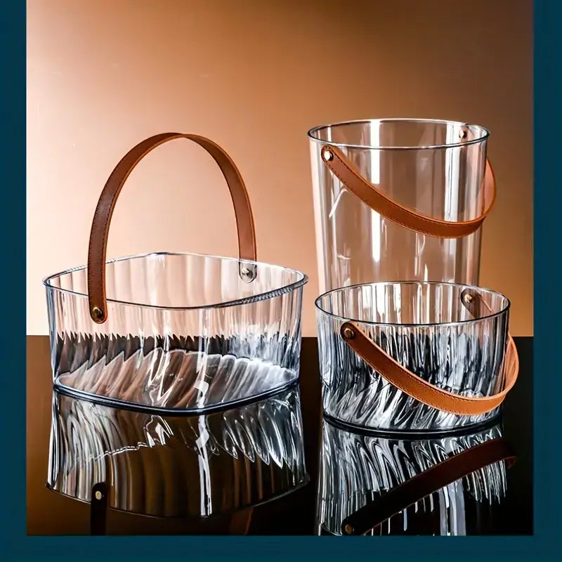 Drinks Cooler With Leather Strap