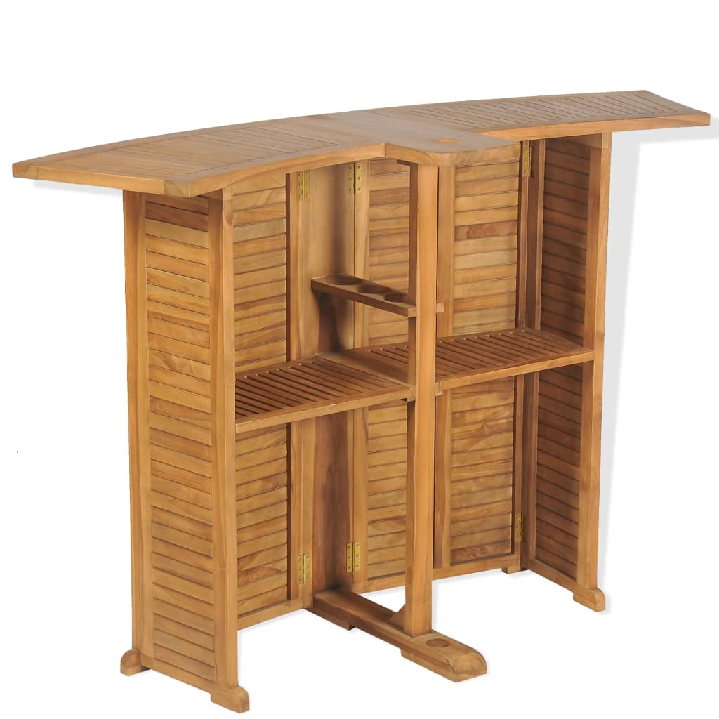 Folding wood Bar Table