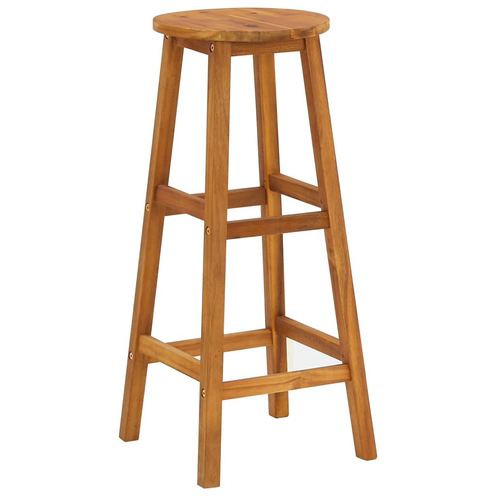 Garden Bar Set stool Solid Wood Acacia