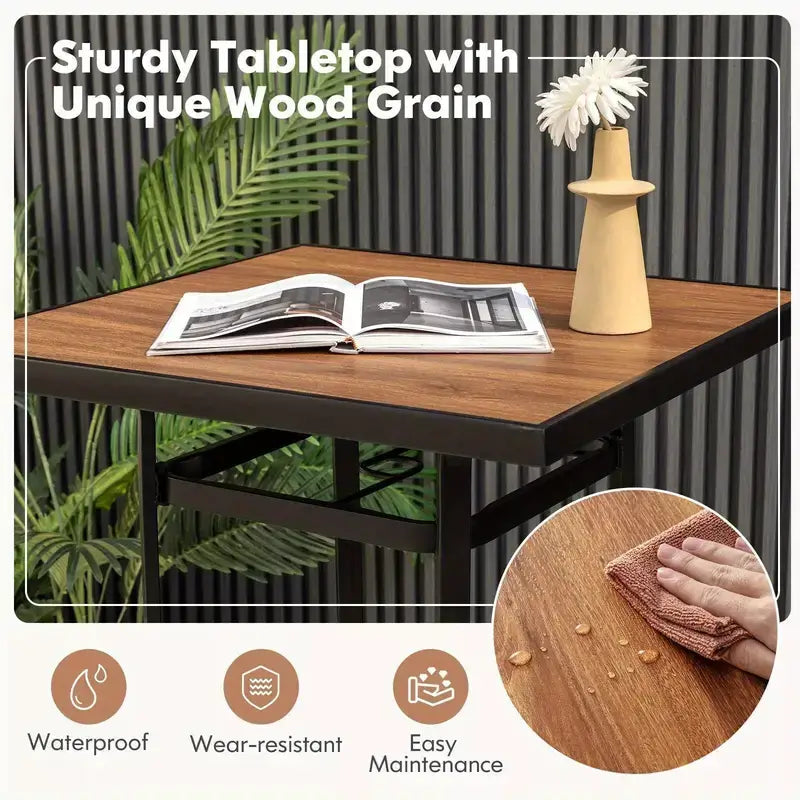 Garden Table With Built-in Umbrella Hole