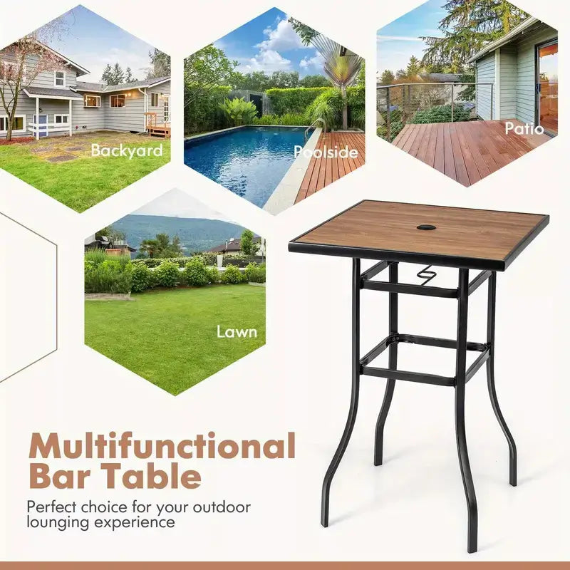 Garden Table With Built-in UmbrellaeGardenTableWithUmbrellaInsert5