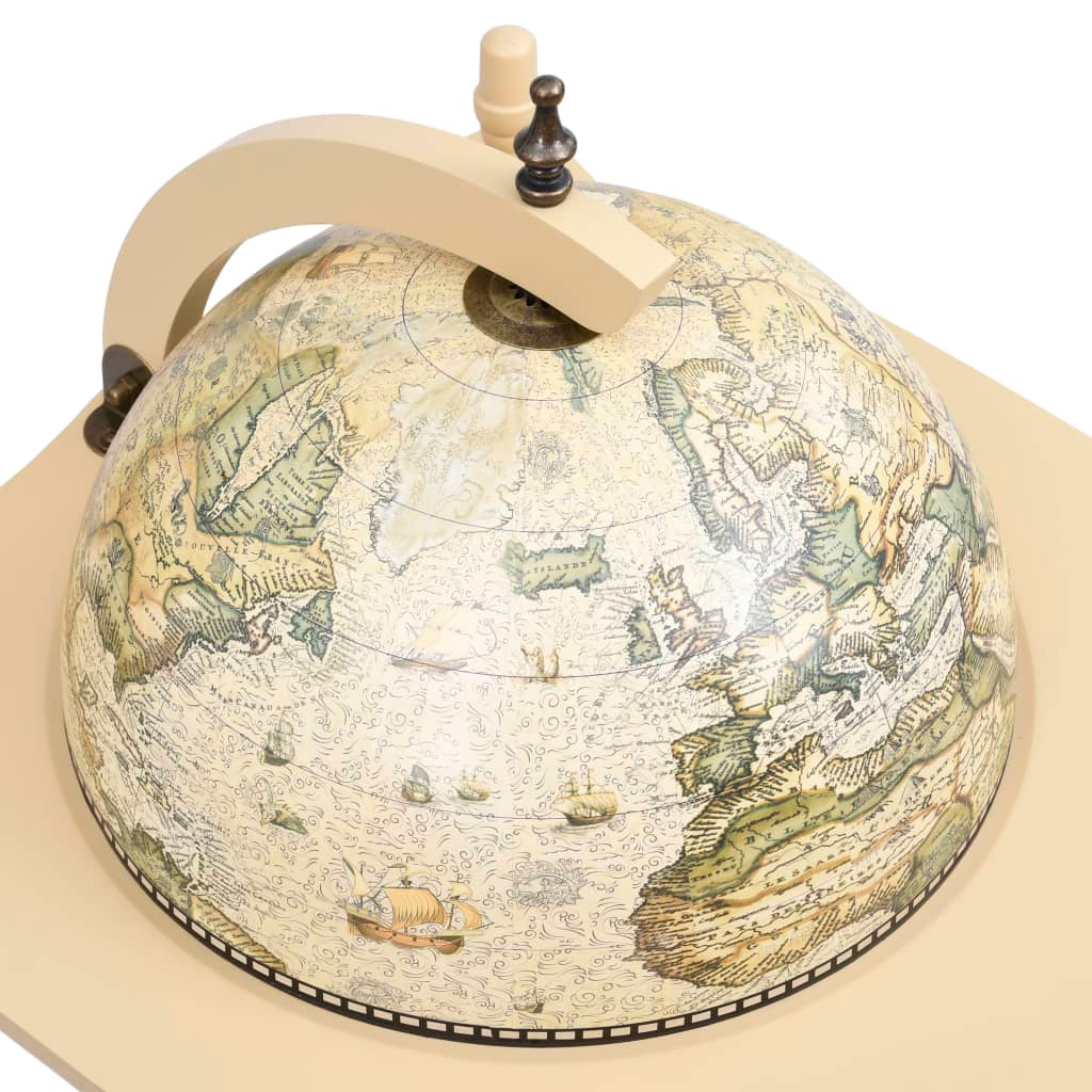 Globe Bar Wind Stand - Eucalyptus Wood Green