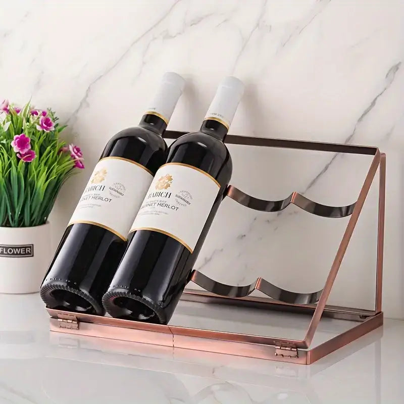 Metal Countertop Wine Racks