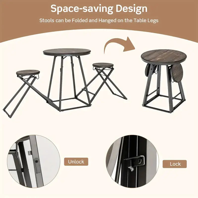 Portable Table & 2 Chairs