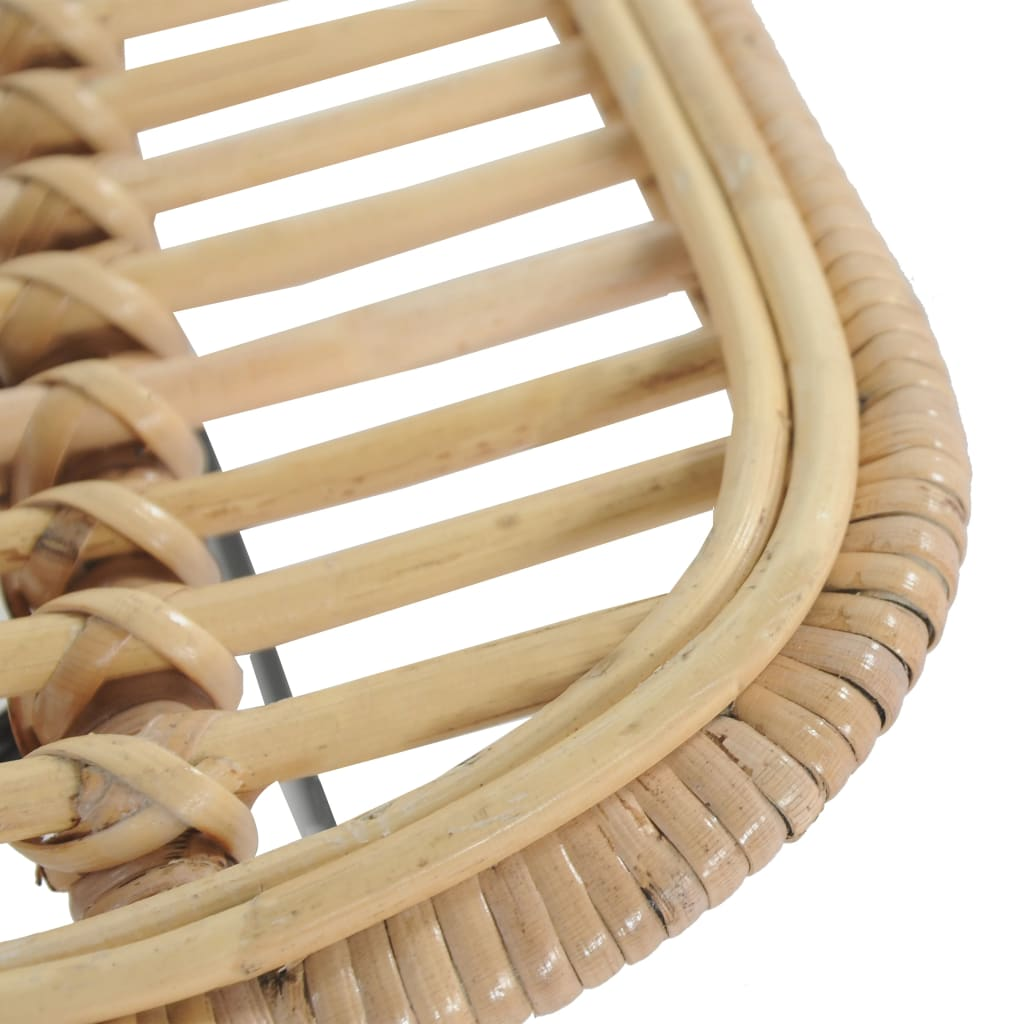 Rattan pine - Bar Chairs 2 pcs Natural