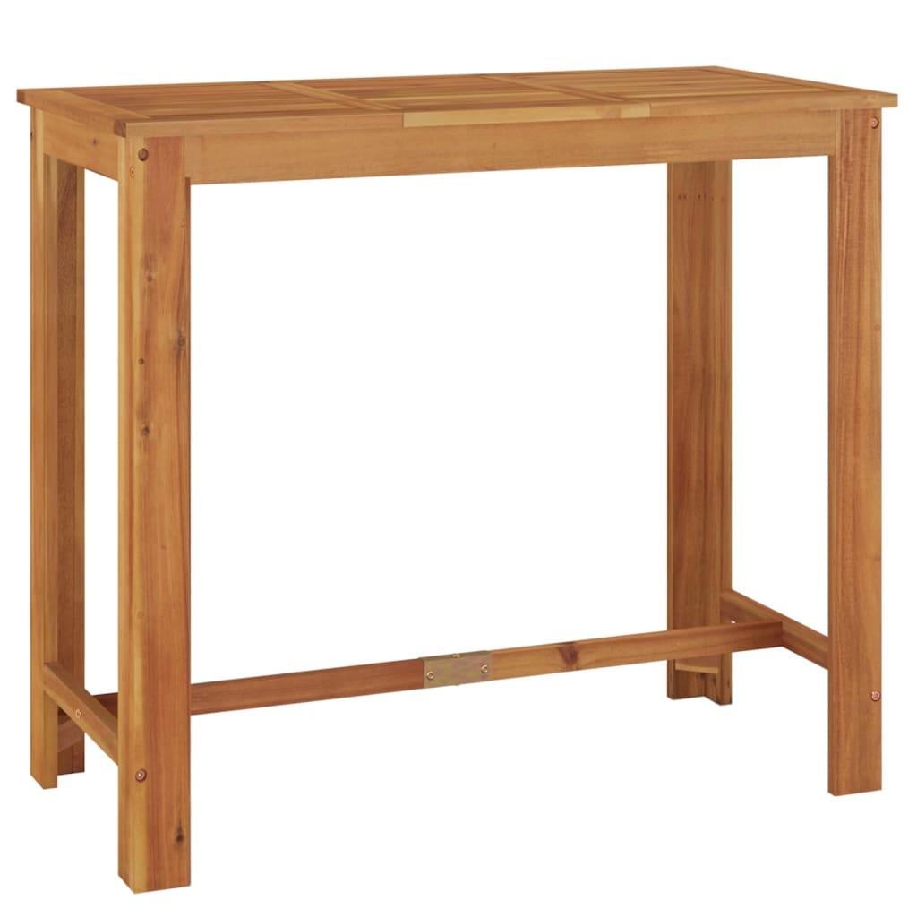 Solid Wood - 7 Piece Garden Bar Set