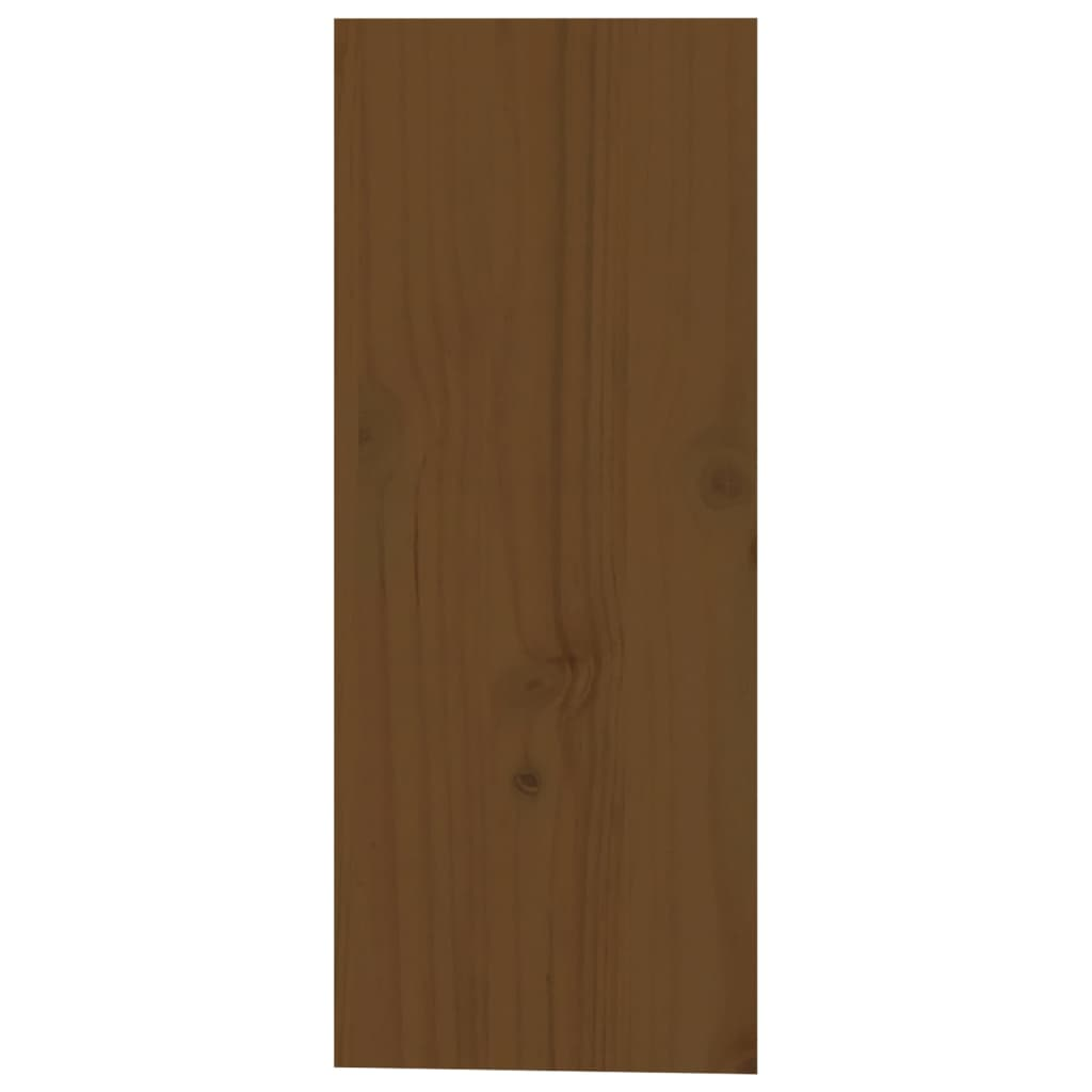 Solid Wood Pine - Wine Unit Honey Brown 62x25x62cm