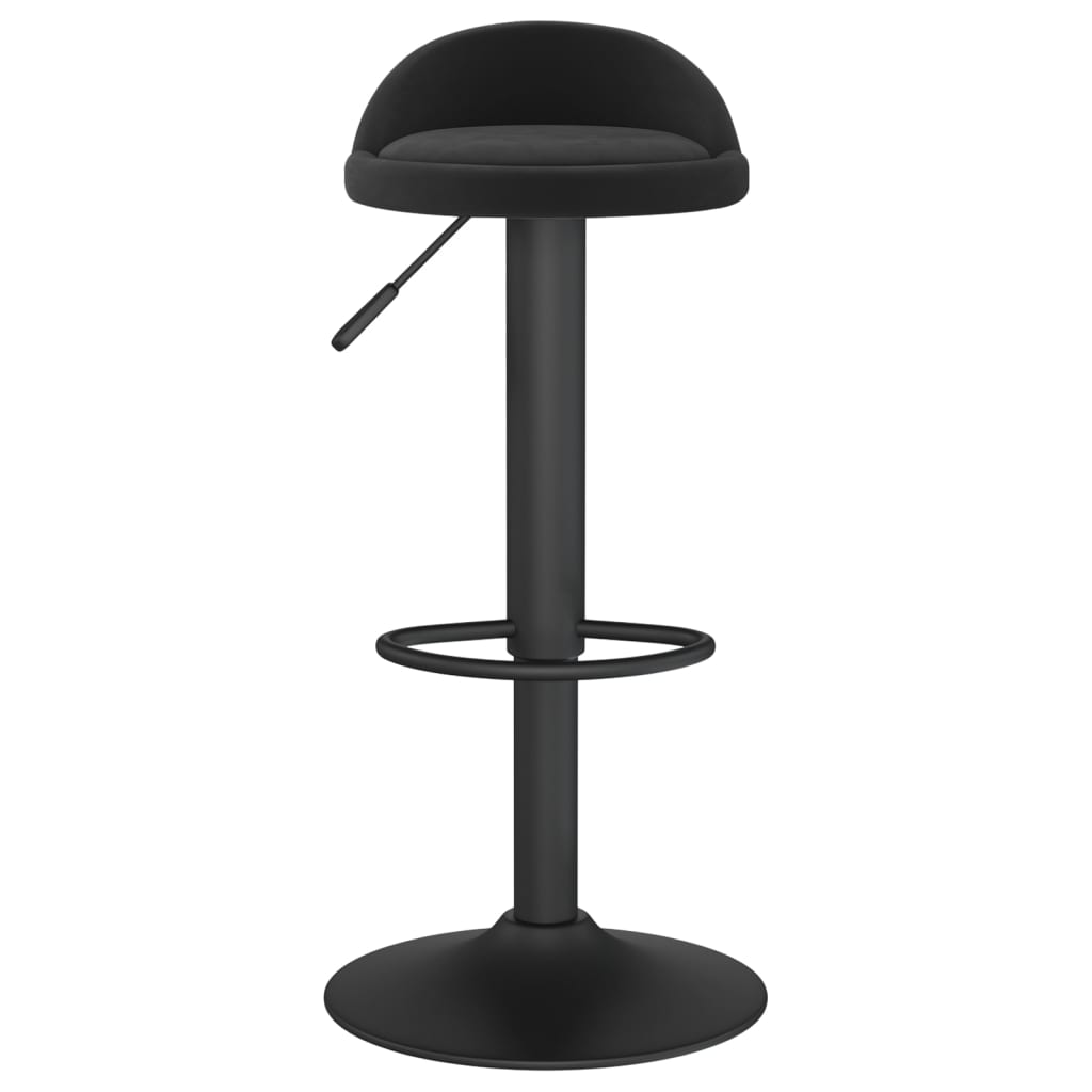 Stool 2 pcs Black Velvet
