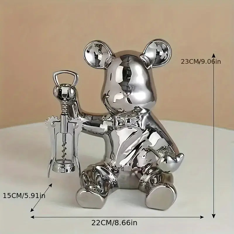 Stylish Bear Shaped Wine Racks