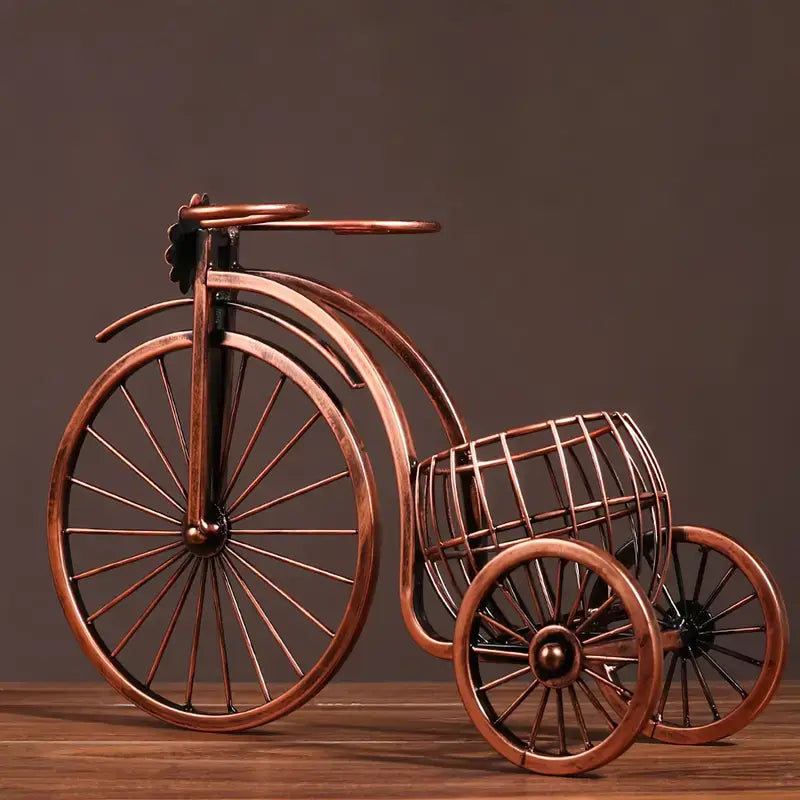 Tricycle Wine Rack With Glass Holder