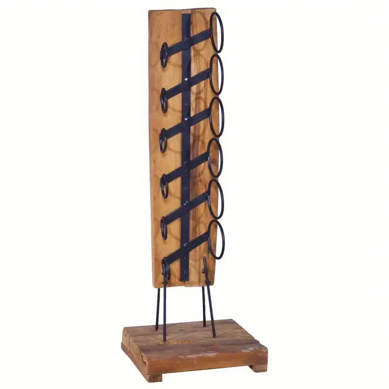 Vintage Style Wooden Wine Rack