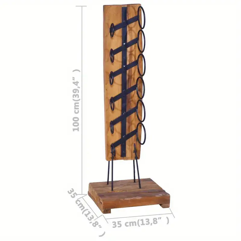 Vintage Wooden Wine Rack
