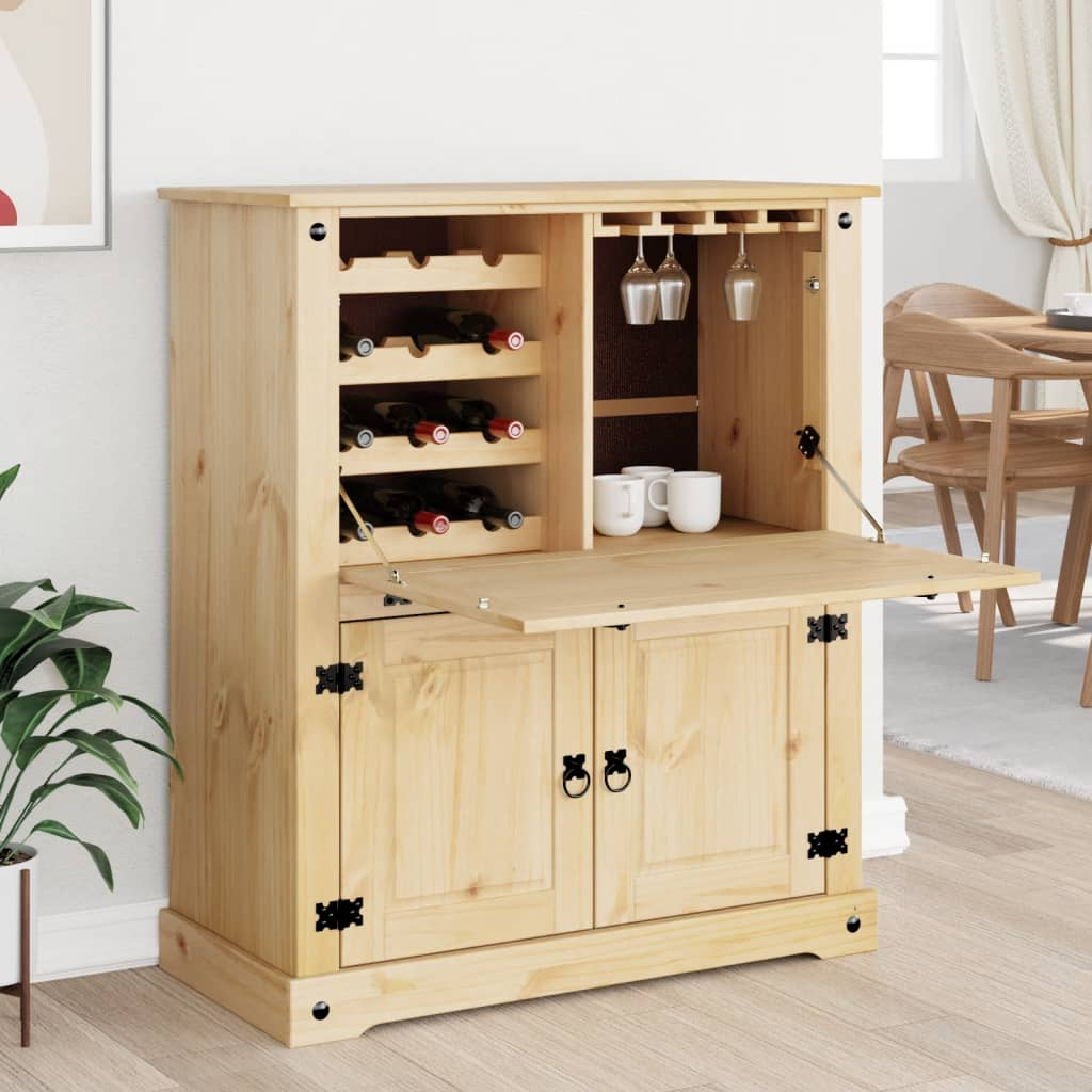 Wine Cabinets Corona 97x45x114 cm Solid Wood Pine