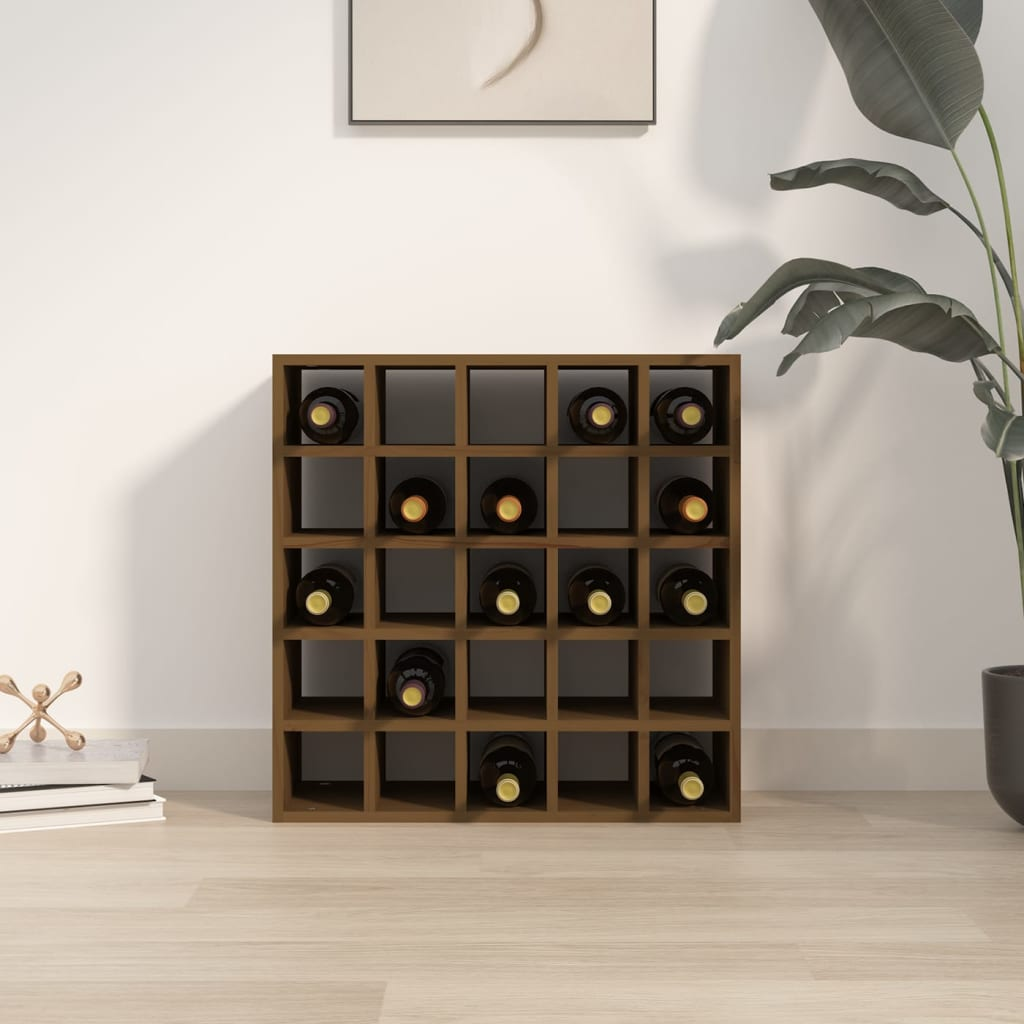 Wine Cabinets Honey Brown 56x25x56 cm Solid Wood Pine
