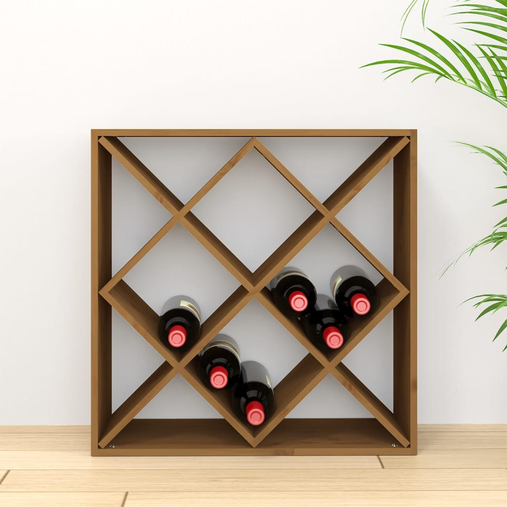 Wine Cabinets Honey Brown 62x25x62 cm Solid Wood Pine