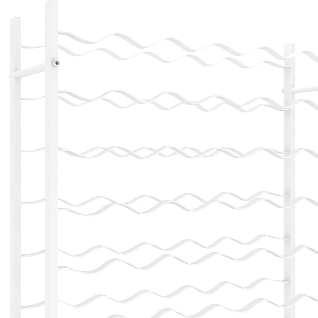 Wine Rack - 36 Bottle white metal