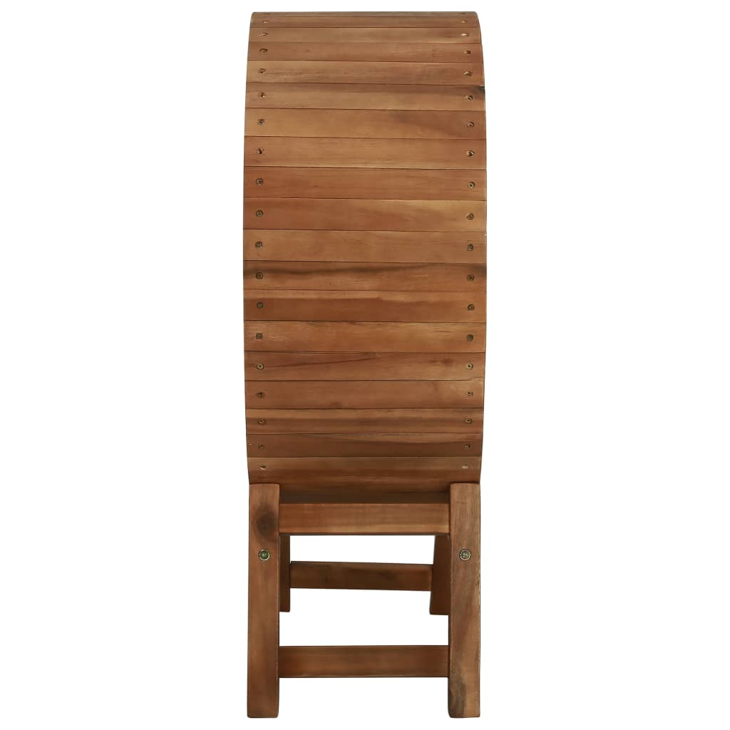 Wine Rack 13 Bottle Solid Acacia Wood