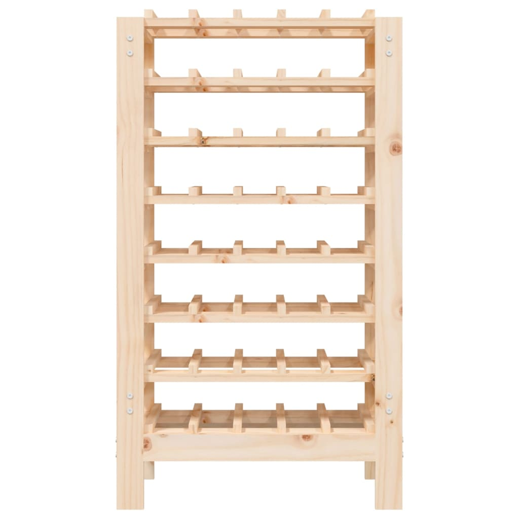 Wine Rack 61.5x30x107.5 cm Wood Solid Pine