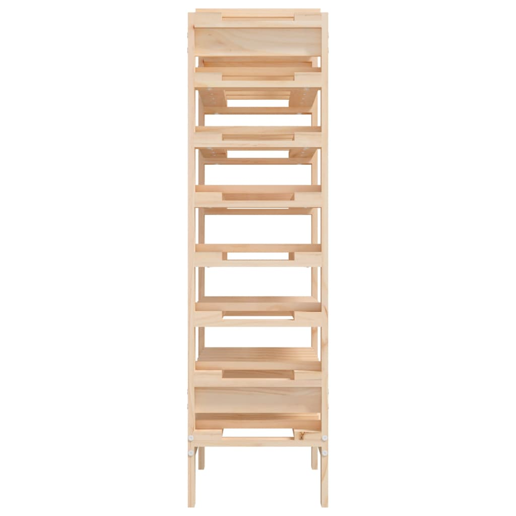 Wine Rack 61.5x30x107.5cm Wood Solid Pine