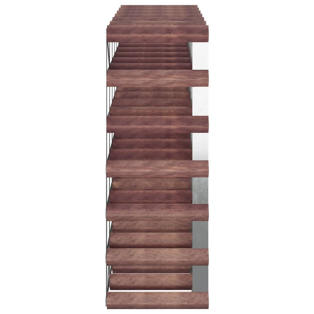 Wine Rack for 42 Bottle Brown Wood Pine