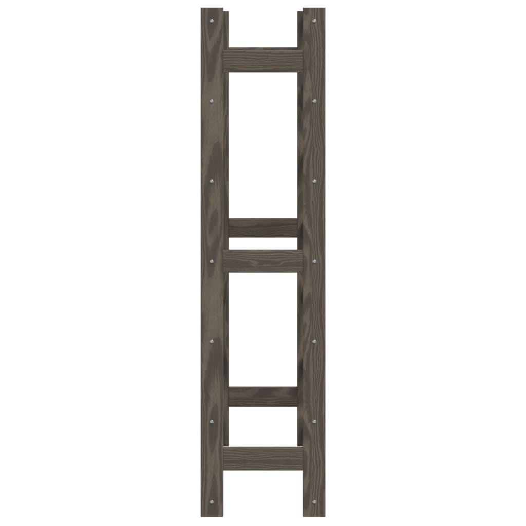 Wine Rack for 42 Bottle Grey Wood Pine