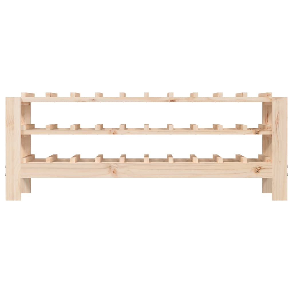 Wine Racks - 109.5x30x42 cm Solid Wood Pine