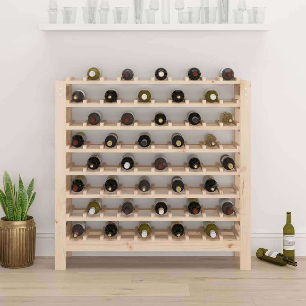 Wine Racks 109.5x30x107.5 cm Solid Wood Pine