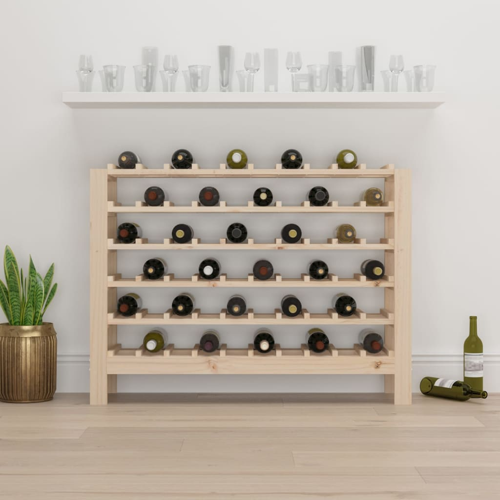 Wine Racks 109.5x30x82 cm Solid Wood Pine