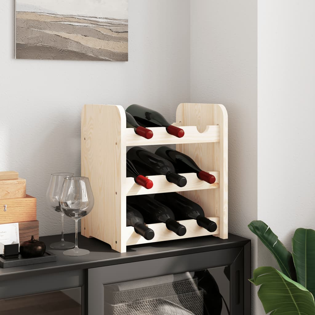 Wine Racks 33x25x37 cm Solid Wood Pine